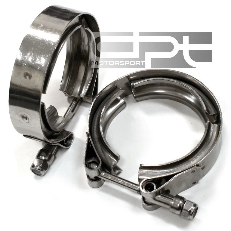 X2 3.5" Stainless V-band Bolt Clamp For Turbo | Built Supply Co