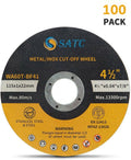 100PC 4.5" Cut Off Wheels 4-1/2" x .040" Cutting Disc Metal Stainless