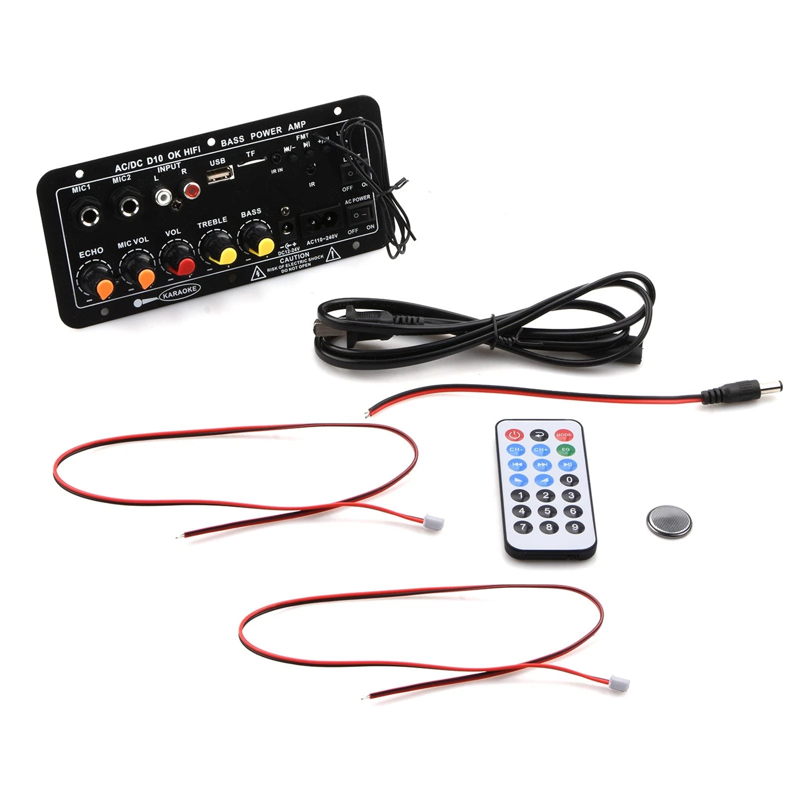 1set Audio Amplifier Board Built-in Bluetooth 5.0&fm Radio Dual