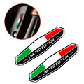 2x Car Sticker 3D Italy Flag Sticker Decal Emblem Badge Decal Decor