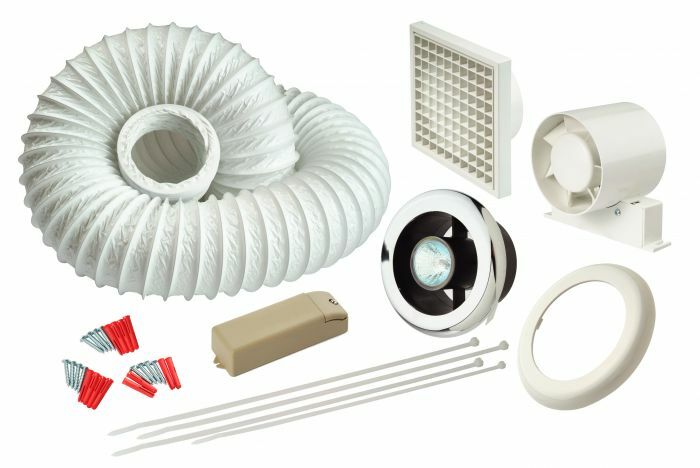 Manrose Timer Extraction Fan and Ceiling Kit