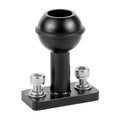 Aluminum Alloy 1" Ball Head Mount Adapter For Diving Sports Dslr