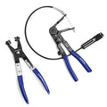 WORKPRO 2PC Hose Clamp Plier Flexible Hose Clamp 27" Flat Ba