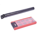 16mm Shank Indexable Turning Cutter 180mm 10pc Ccmt09t304 Carbide