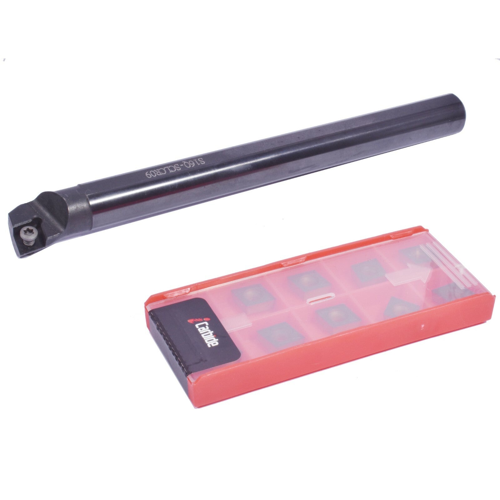 16mm Shank Indexable Turning Cutter 180mm 10pc Ccmt09t304 Carbide