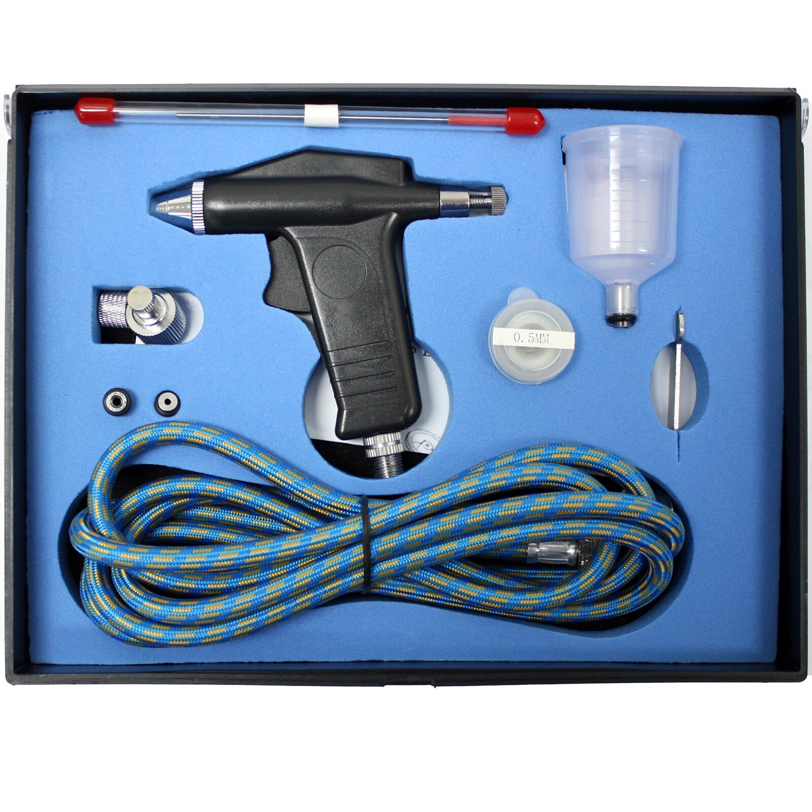 Airbrush Kit Air Brush Gun Hobby Airbrush Gun Hose For Art, Tattoo,