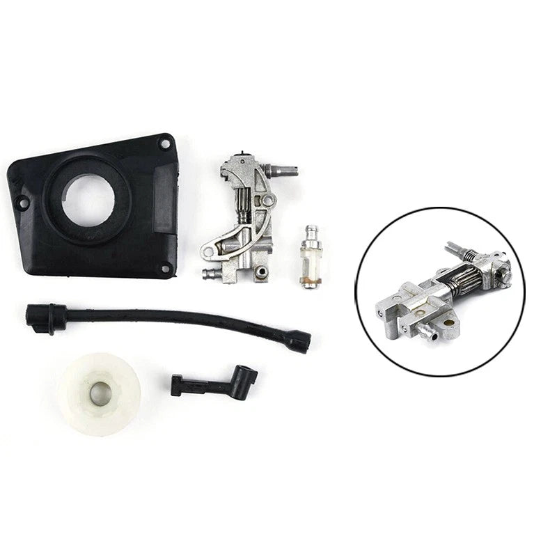 Oil Drive Pump Worm Gear Cover Kit For Chinese Chainsaw 4500 5800