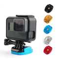 Metal Mount Session Tripod Plate Bracket 1/4" Screw Base For Gopro