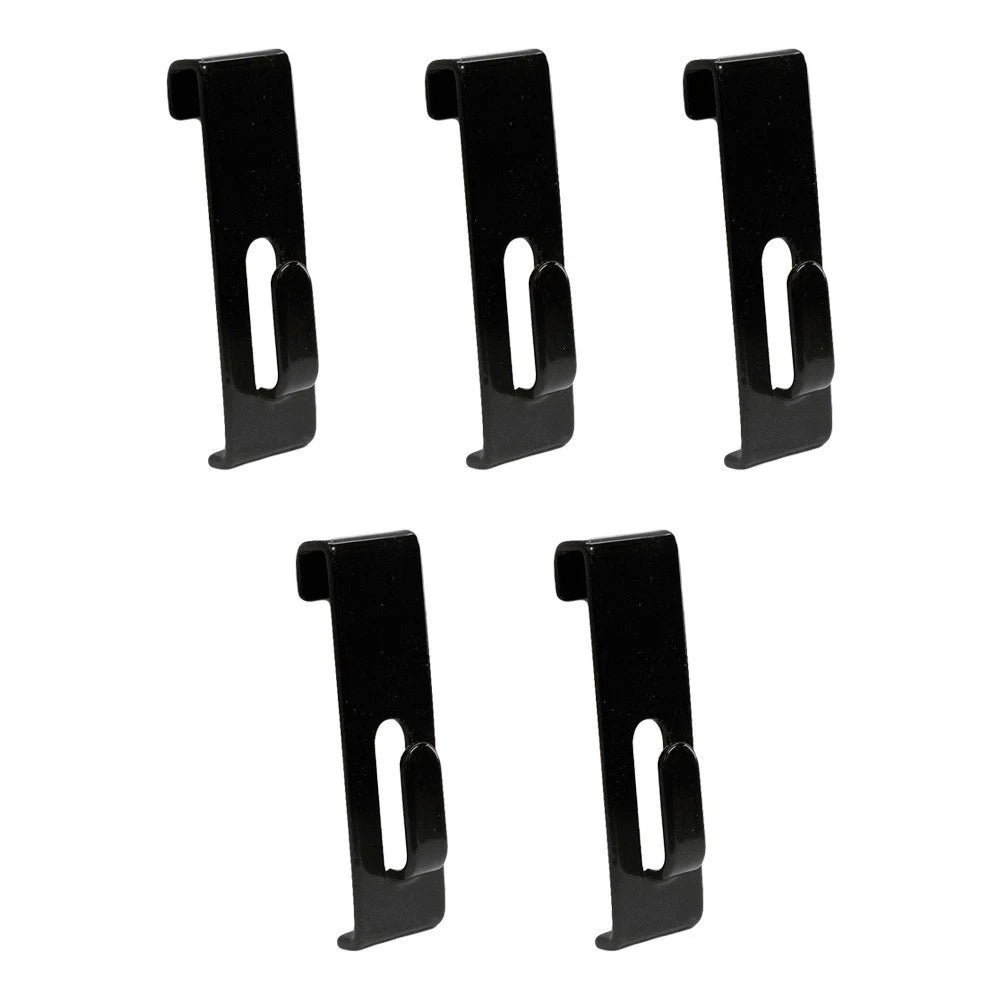 Black Gridwall Utility Hook For Grid Panel Display - Picture Notch