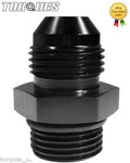 AN -6 (AN6) to AN8 3/4" UNF Adapter With O-Ring BLACK