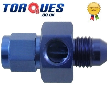 AN -10 (AN10) Male - Female Union+ 1/8" NPT Side Port