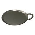 11" Round Stainless Steel Serving Platter Ottoman Tray For