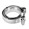2" Od V-Band Turbo Clamp & 2" Flange Set 304 Stainless Steel Male