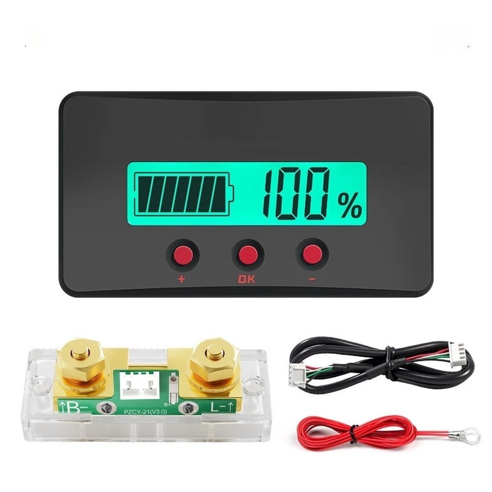 Battery Capacity Analyzer 10a-400a Coulomb Meter With Shunt Real-time