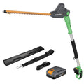 Workprox 20V Cordless Pole Hedge Trimmer 18" Dual Action Blade