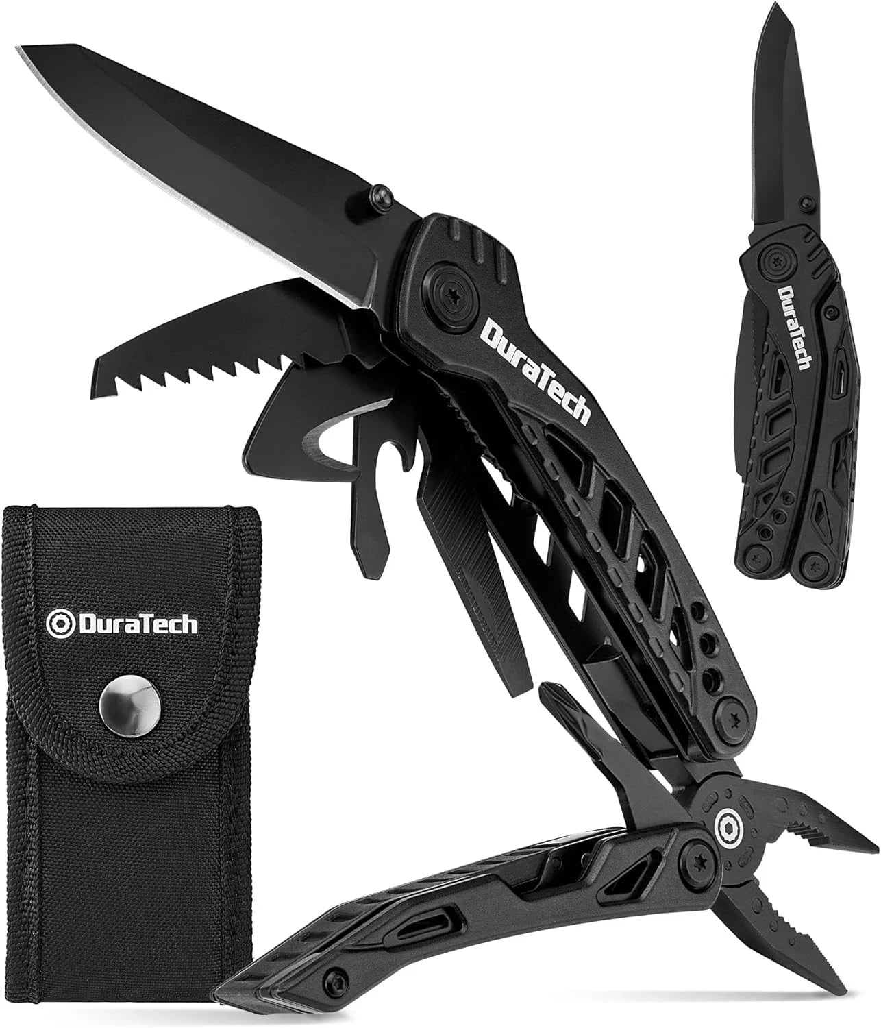 Duratech 11-in-1 Multitool Plier Stainless Steel Multi Tool Knife