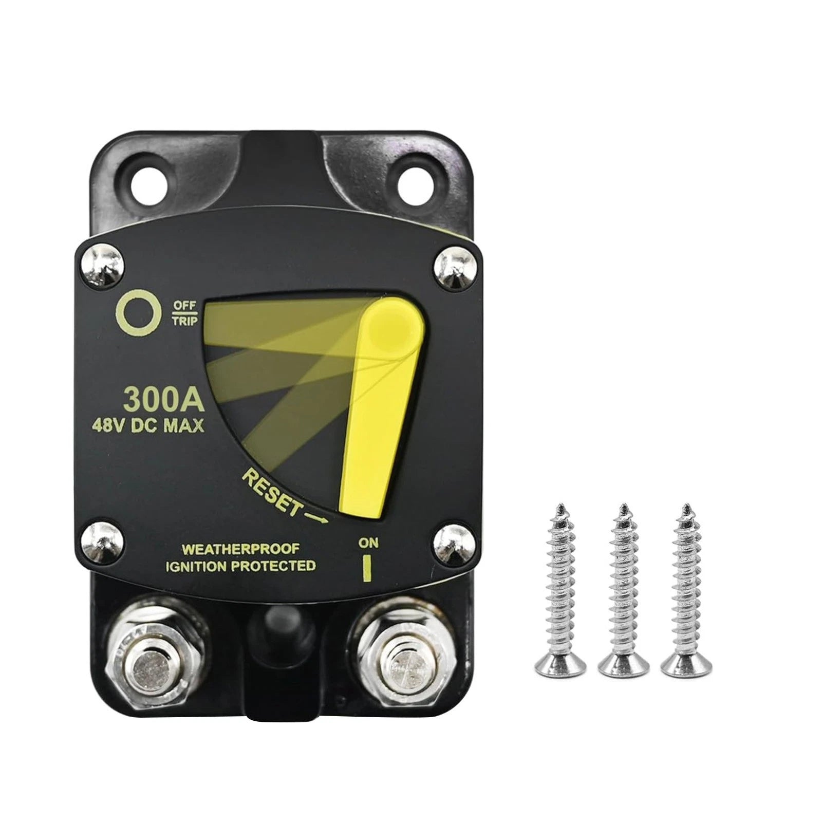 Circuit Breaker 300 Amp 12-48V Dc Manual Reset For Kill Switch