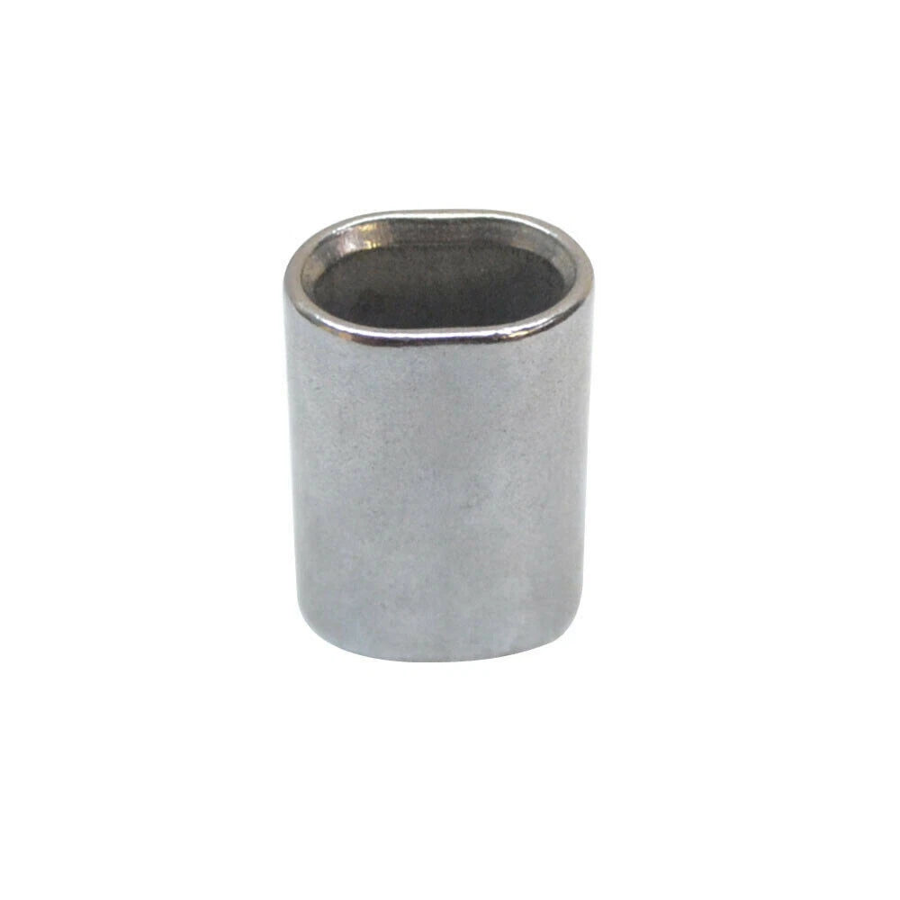 Chamfer Stainless Steel Cable Wire Rope Crimping Loop Sleeve, 3/8"
