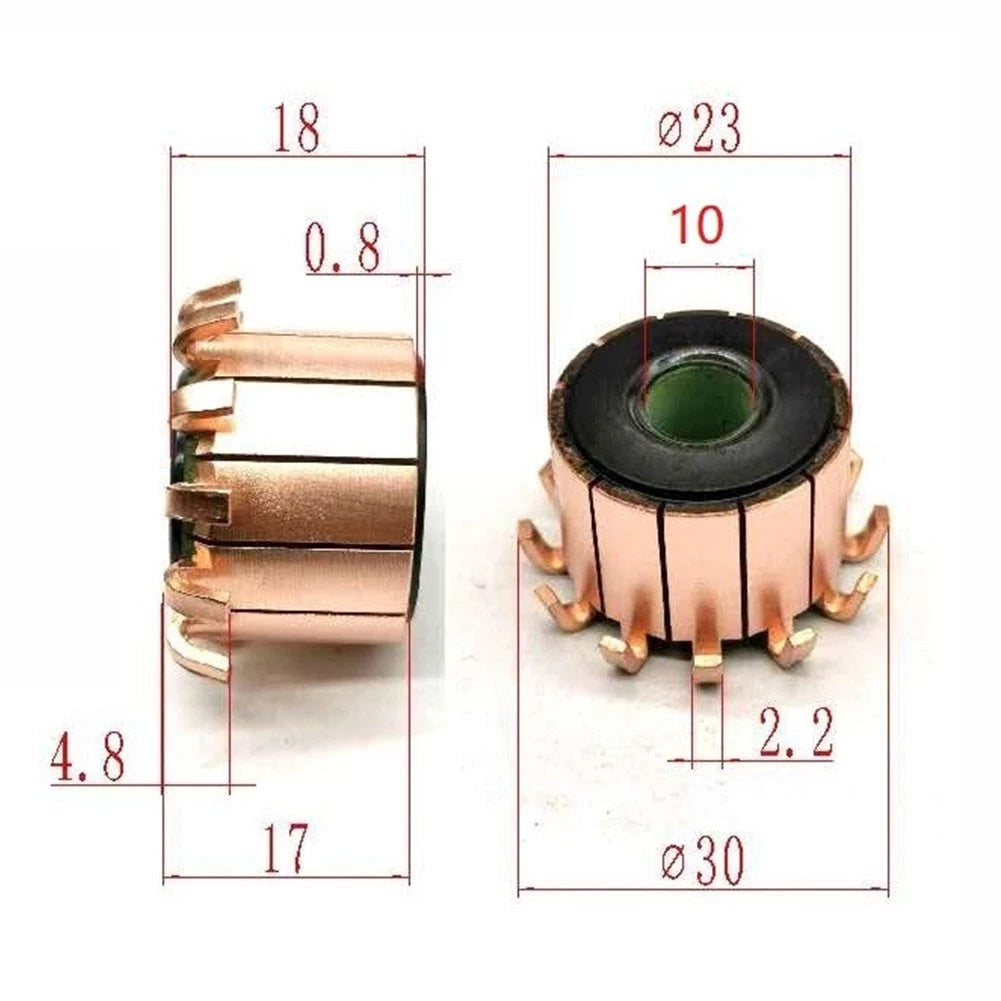 Professional Commutator Electric Motor 12p Teeth 23x10 Chy-3389-12-10