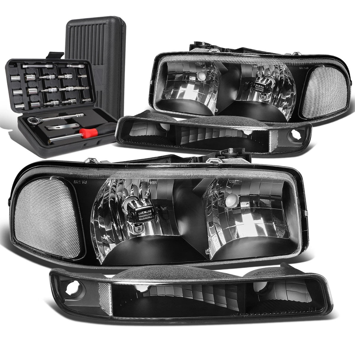 For 1999-2007 Gmc Sierra Black Clear Signal | Built Supply Co