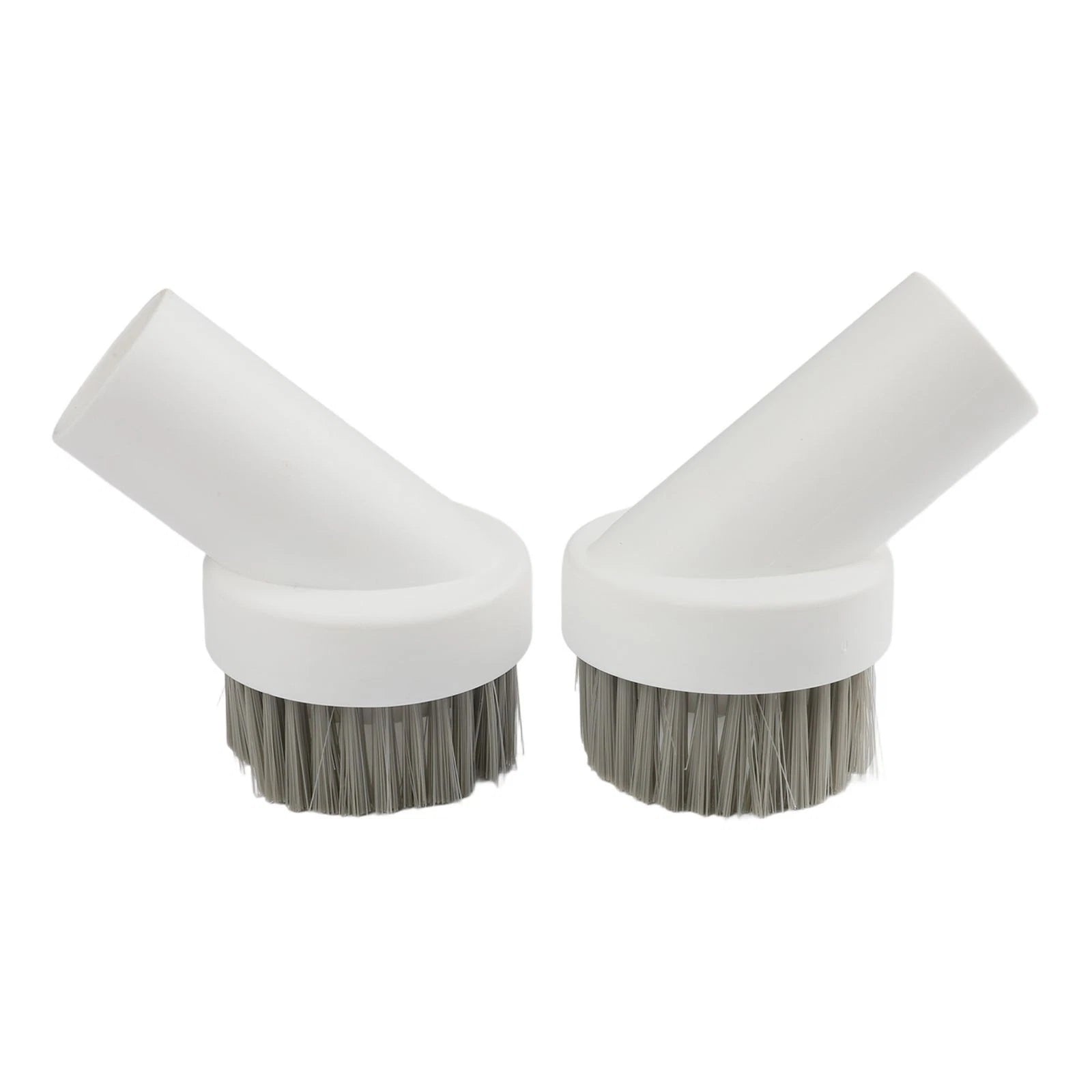 2 Pack 32mm Round Vacuum Dusting Brushes Soft Bristle Attachment For