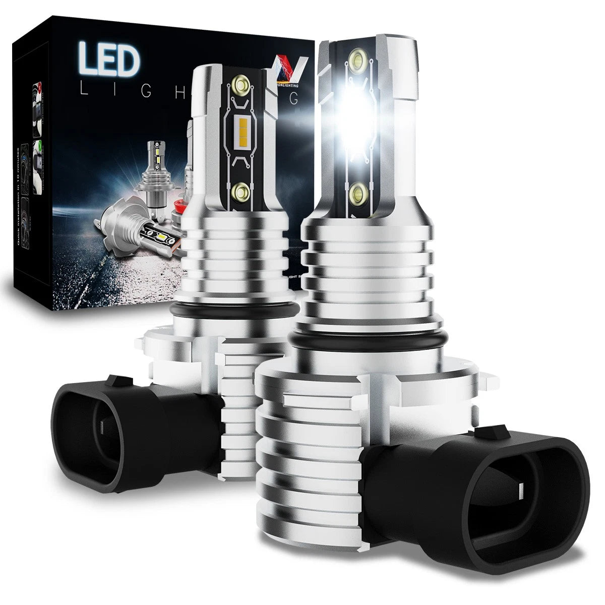 Nuvision 9012 Csp Led Headlight Fog Lamp Bulbs | Built Supply Co
