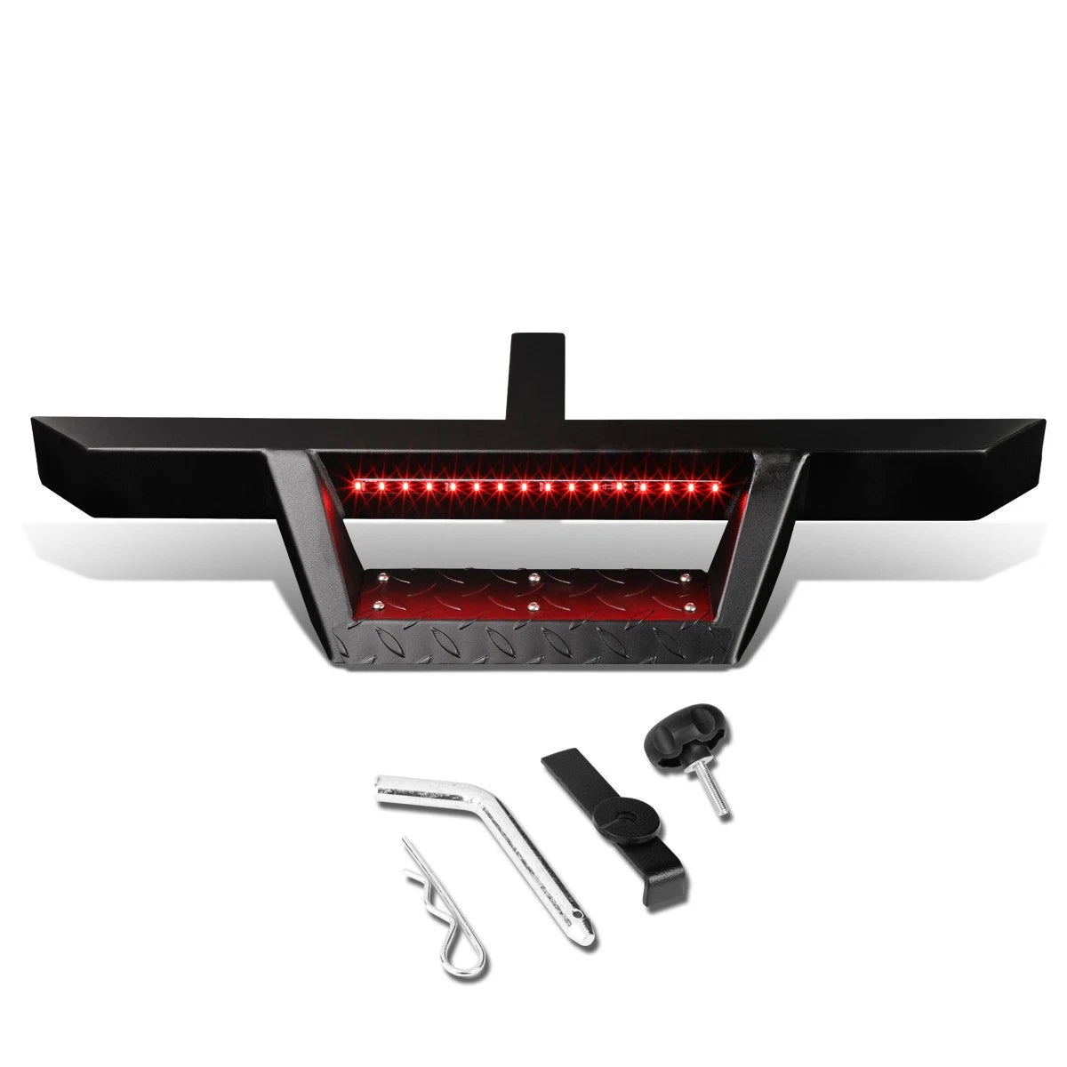 Fit 2" Tow Trailer Receiver Black Hitch Step Bar | Built Supply Co