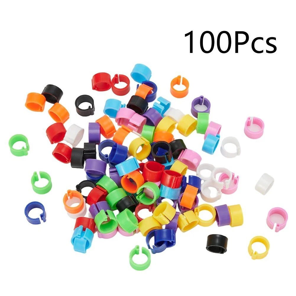 8mm Chicks Rings Clip Poultry Leg Band For Pet Bird Pigeon Parrot