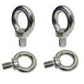 Machined Stainless Steel T316 7/8" Shoulder Lifting Eye Bolt,8200 Lbs