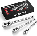 WORKPRO 3PSC Reversible Ratchet Set by WORKPRO