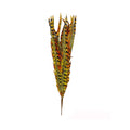 22" Tall Yellow Ruby Faux Feather Spray Artificial Boho