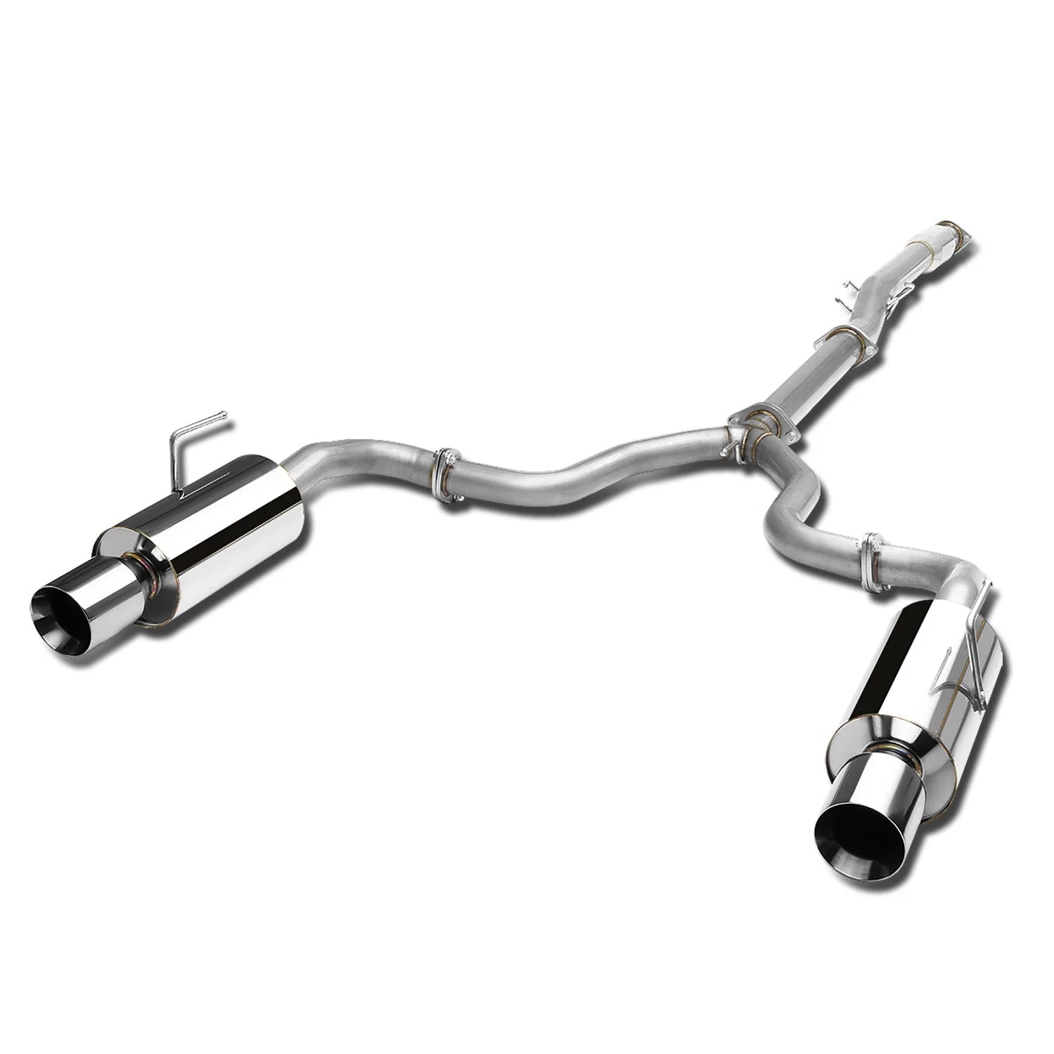 Fit 07-12 Nissan Altima L32 4dr Dual 4"rolled | Built Supply Co