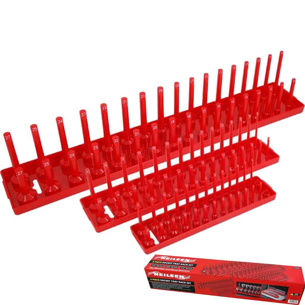 Neilsen 3pc Socket Stand Tray Rack