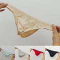 Men's Low Waist Transparent Briefs Stylish Mesh Underpants For Comfort