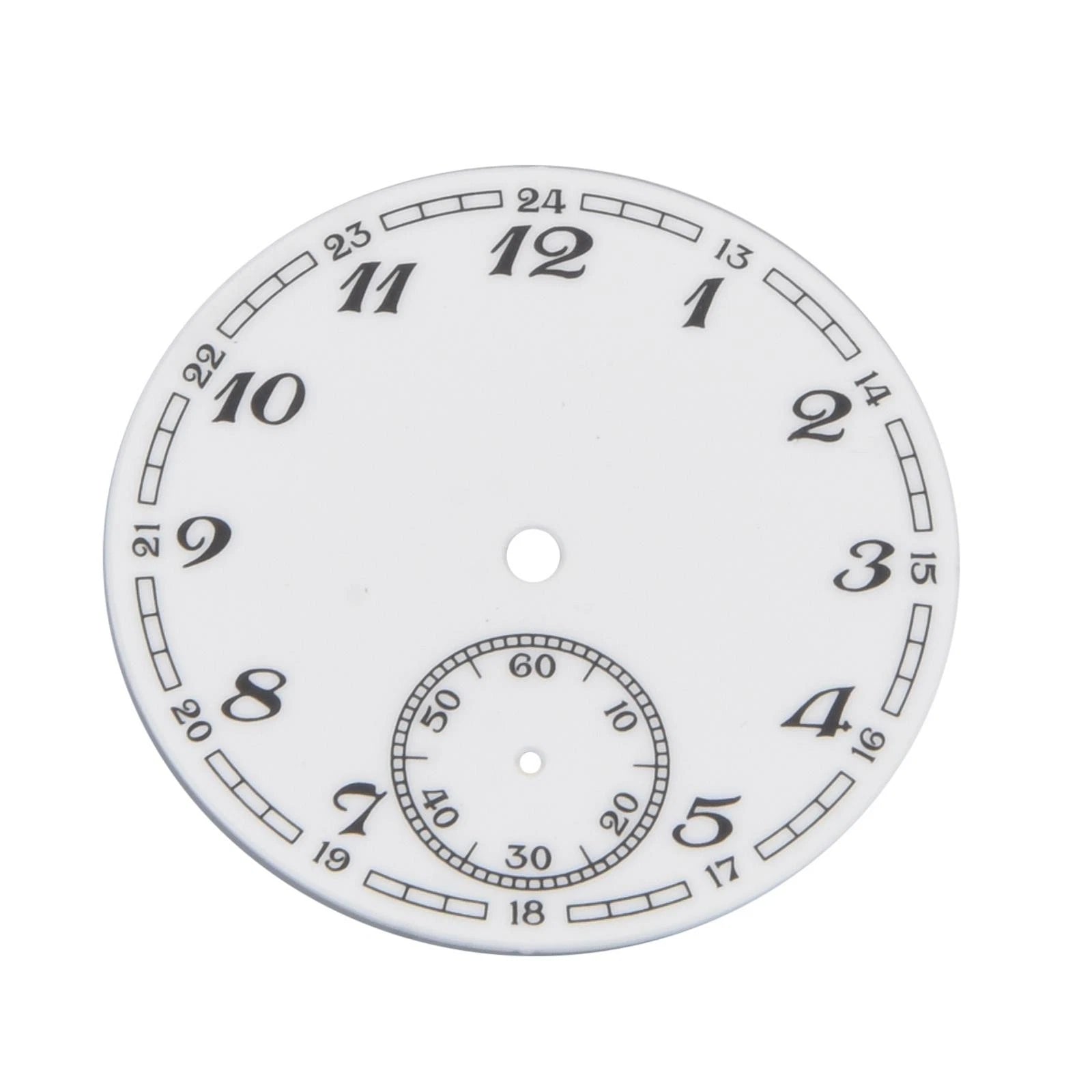 38.9mm Steel Men Watch Dial Face Wirstwatch Plate For Eta 6498 St36