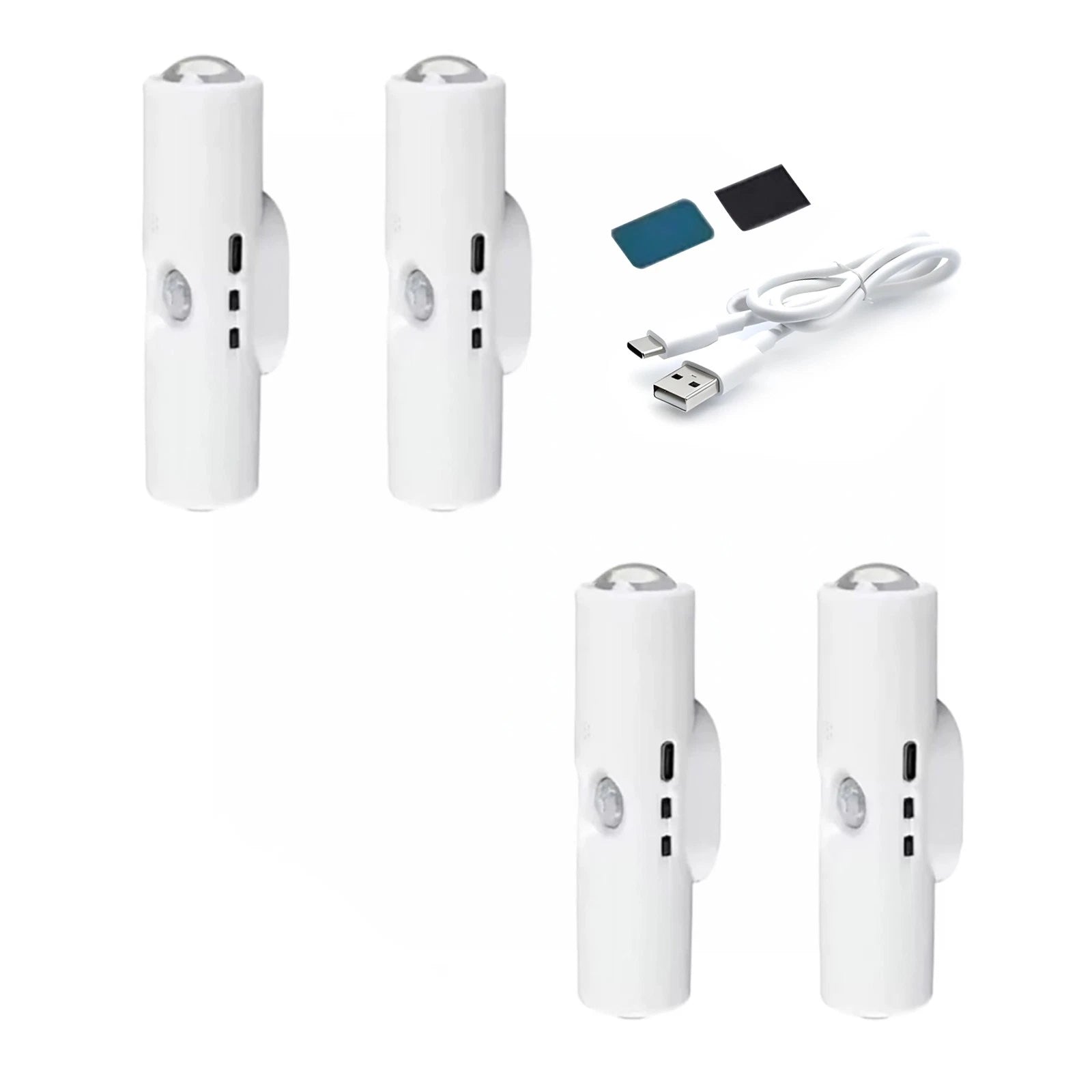 Magnetic Led Night Light Rgb Motion Sensor Rechargeable Wireless Lamp