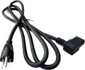 UL 16AWG 6ft 3 Prong 90° Righ Angle AC Power Cable 13A NEMA 5-15P to IEC320 C13