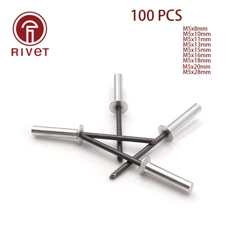 Din 15974 M5 Countersunk Head Closed End Blind Rivet Water Air