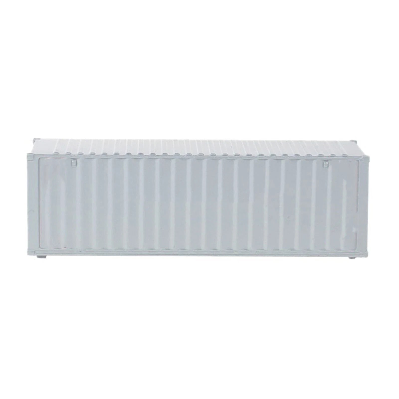 13.2cm Alloy 1/50 Scale White Shipping Container Model Toy Accessories