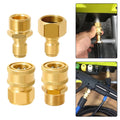 Quick Connect Adapter Set M2215 14mm For High For Pressure Washer Hose
