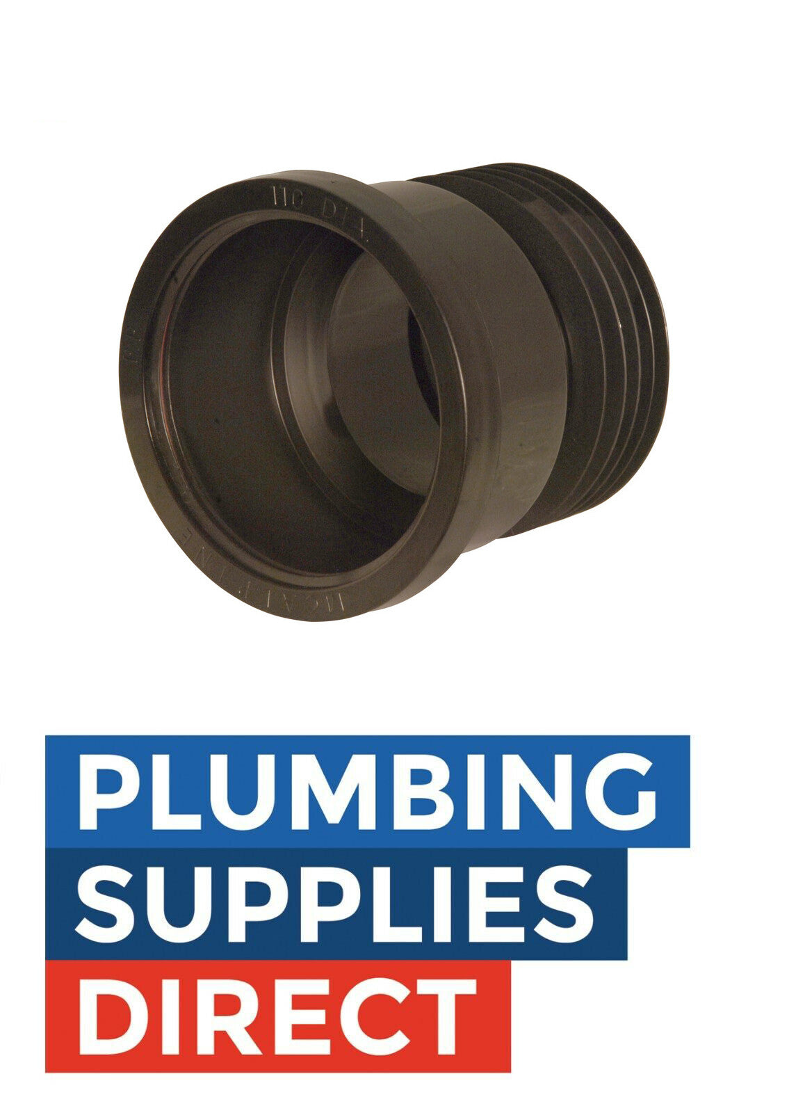 McAlpine Drain Connector 110mm Black