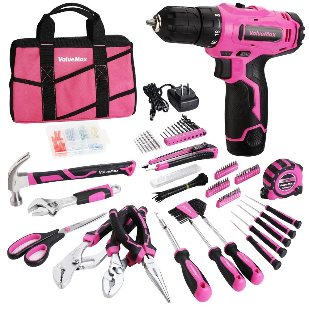 ValueMax 233PC Home Tool Kit with Cordless Drill