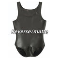 Men's Latex-blend Glossy Vest Bodysuit With Bulge Pouch For Nightclub