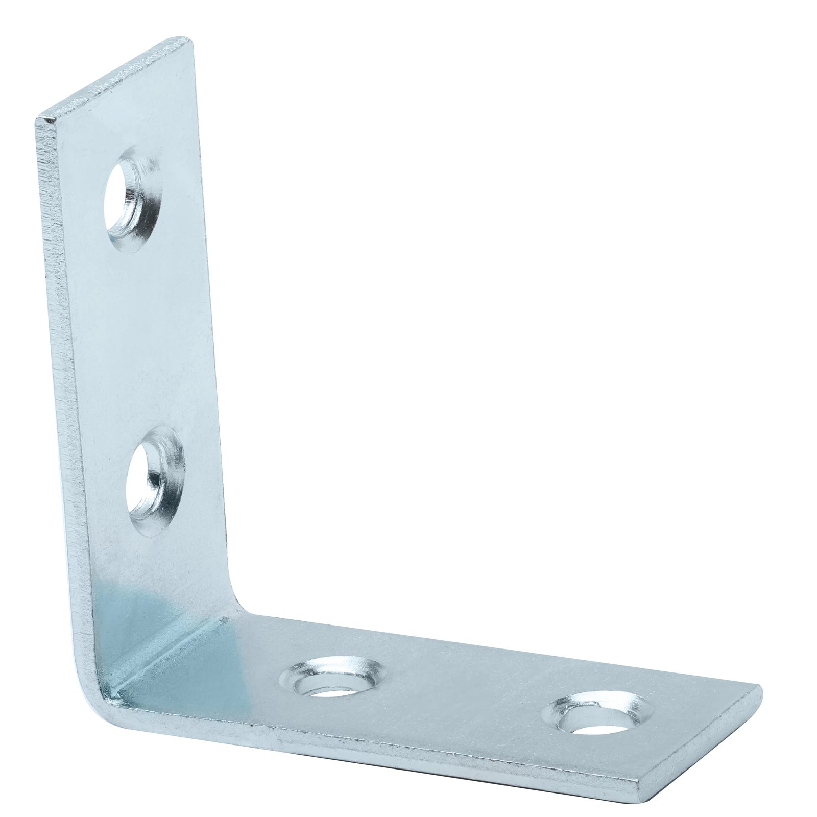 16 Gauge L Shaped Steel Angle Bracket, Corner Brace 1-1/2'' Height,