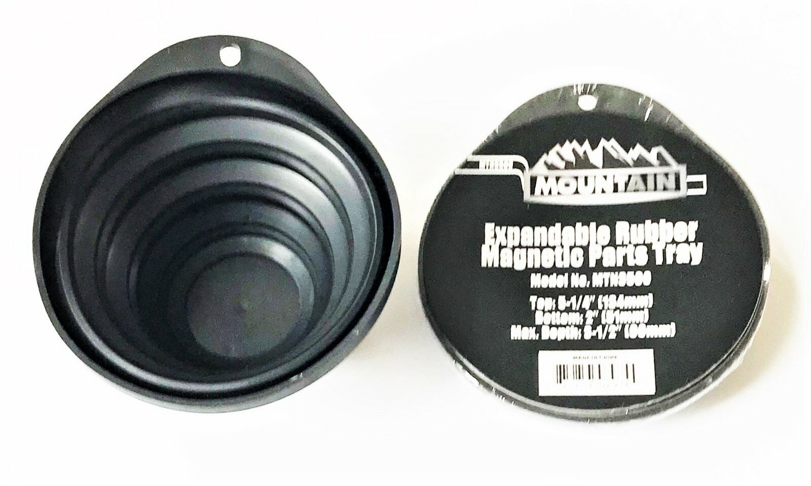 2 MOUNTAIN TOOLS EXPANDABLE RUBBER MAGNETIC PARTS TRAYS