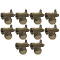 XFITTING 3/4" Push Fit x 1/2" Female NPT Drop Ear Elbows - 10 Pack
