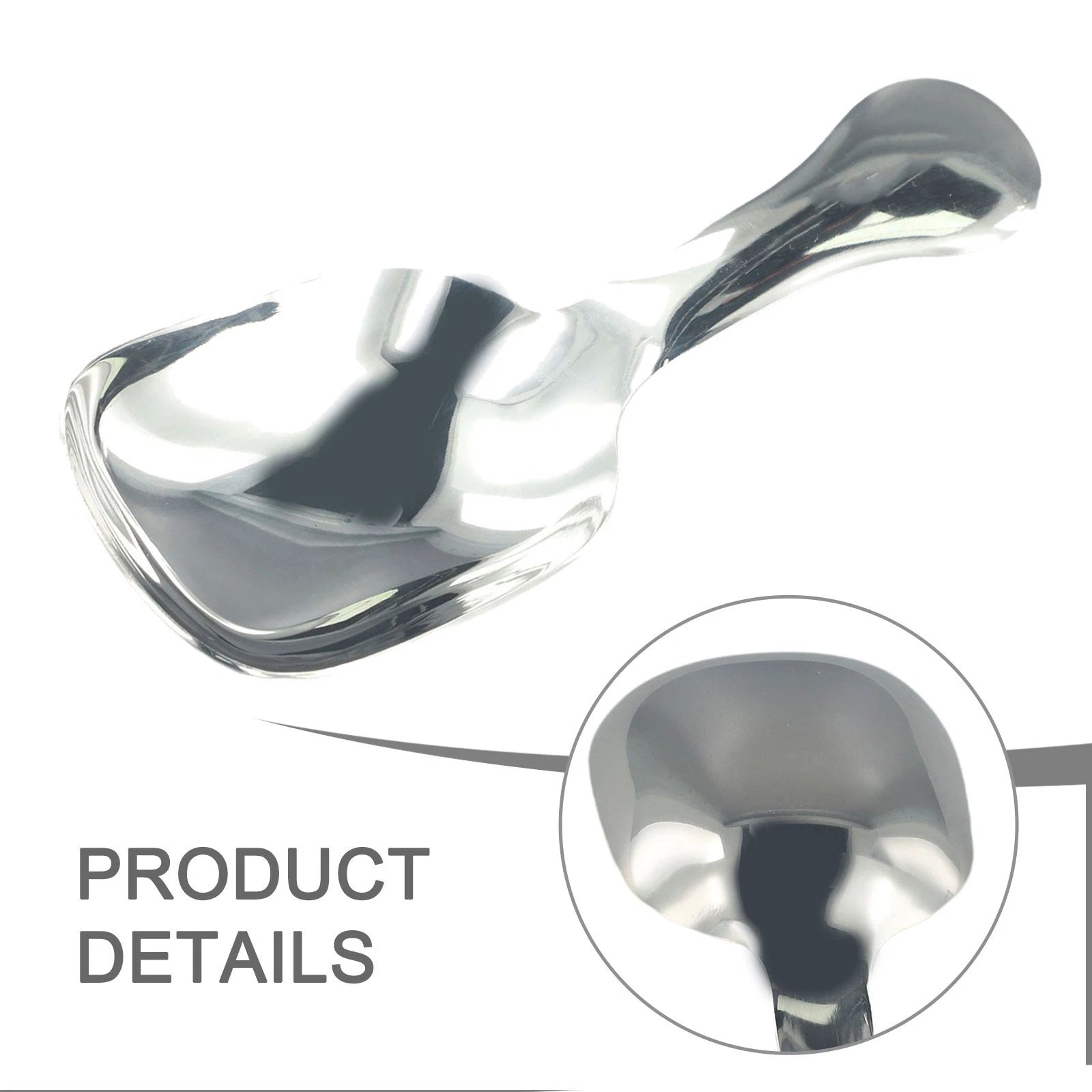 Compact Design 304 Stainless Steel Tea Spoons Short Handle For Storage