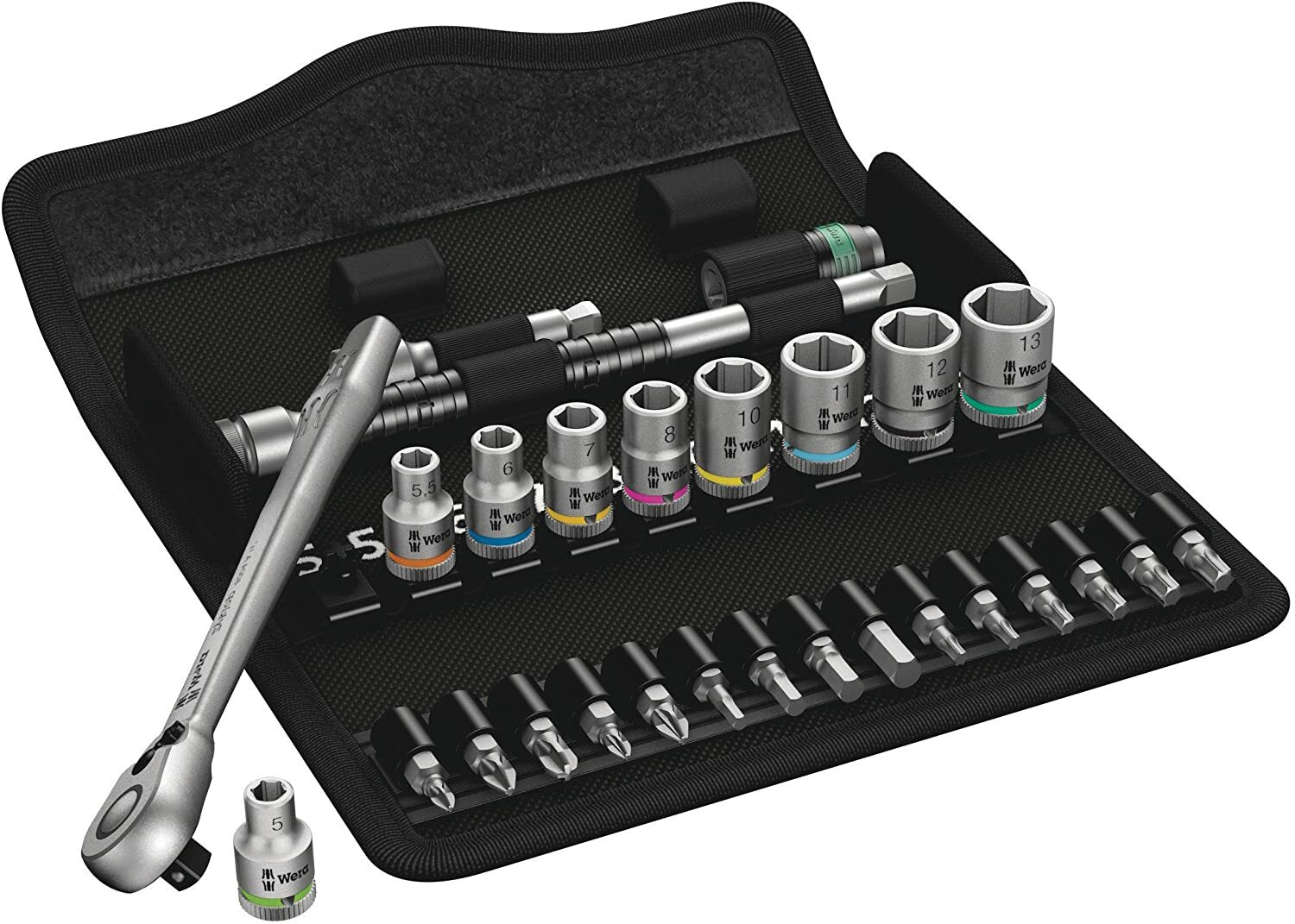 Wera 1/4" Drive Zyklop Metal Ratchet Set