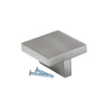 Modern T Square Brushed Nickel Kitchen Cabinet Knob, 1-21/32" K14842bn