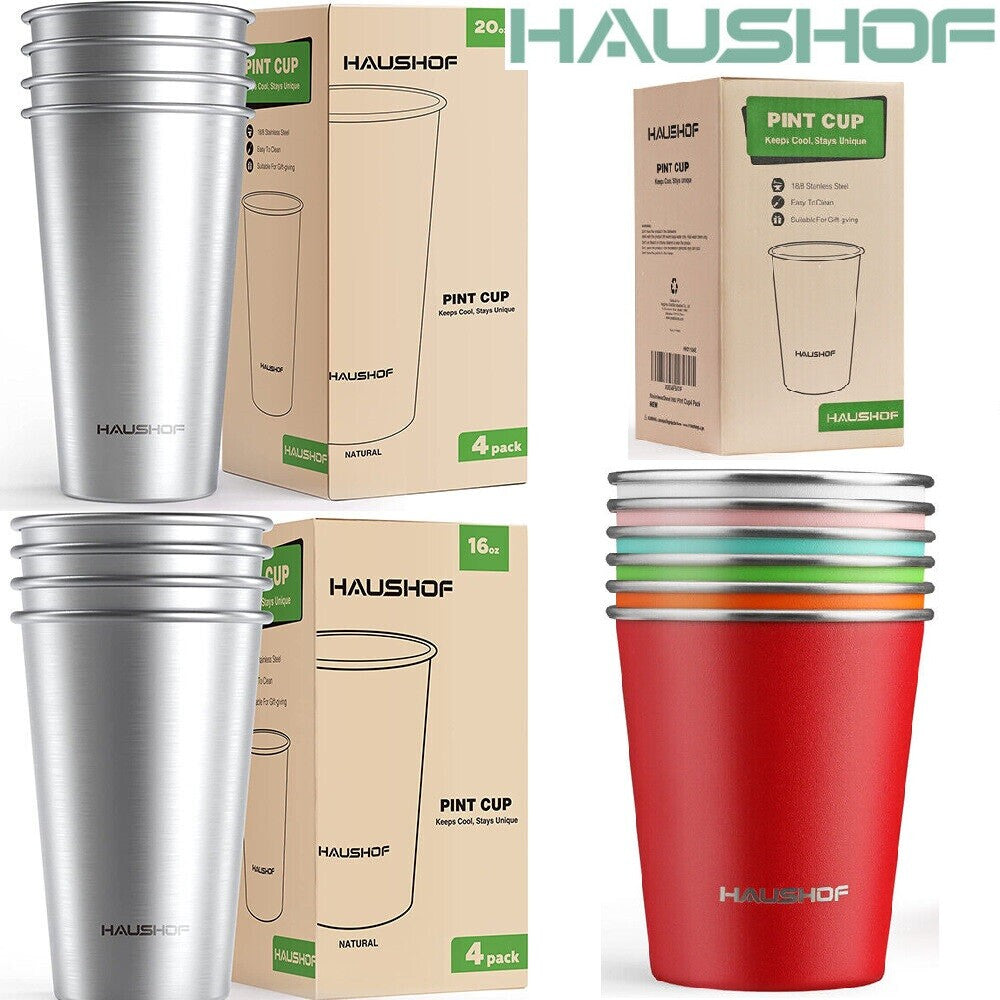 HAUSHOF Pint Cup Stainless Steel by HAUSHOF